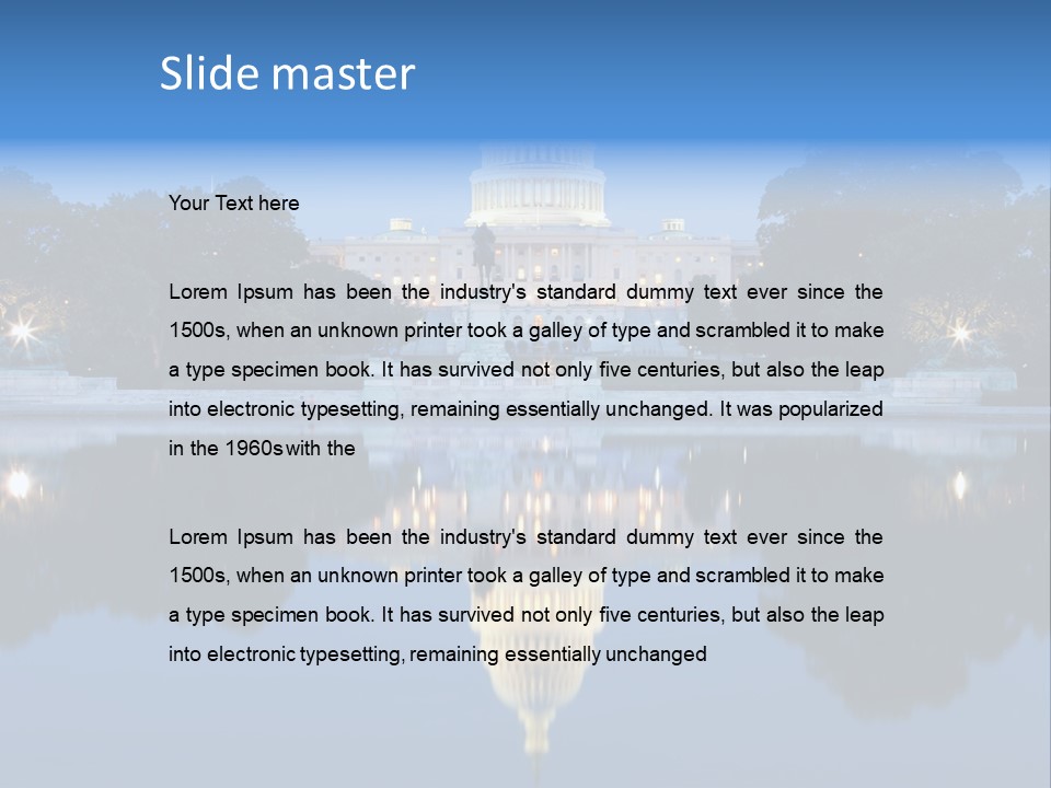 Vote Architecture Travel PowerPoint Template