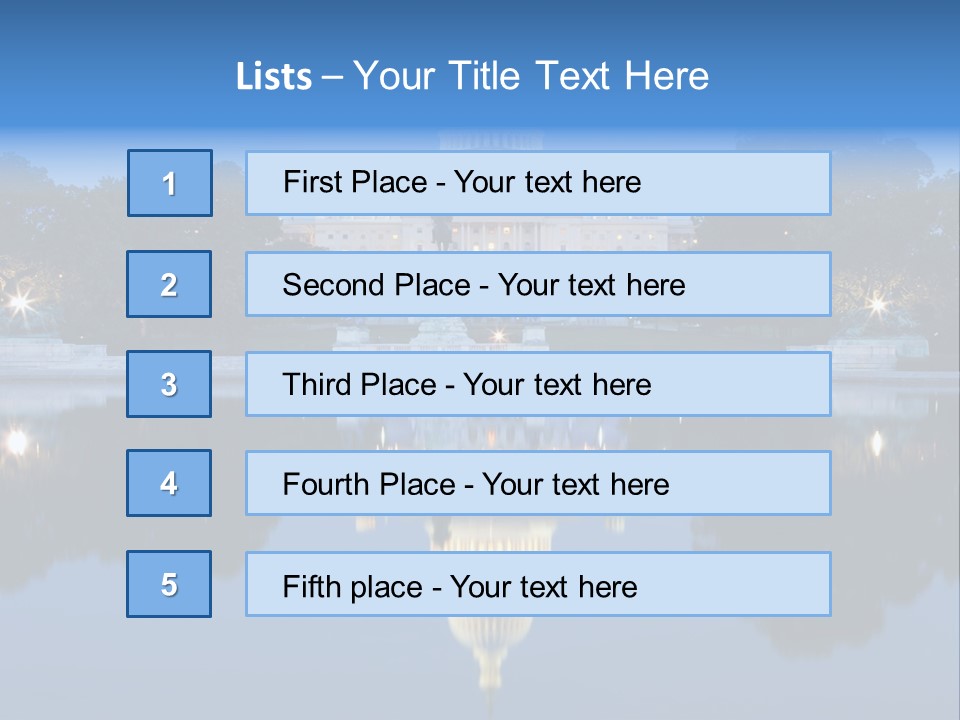 Vote Architecture Travel PowerPoint Template