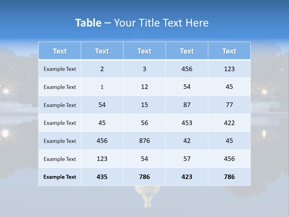 Vote Architecture Travel PowerPoint Template