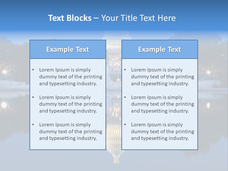 Vote Architecture Travel PowerPoint Template