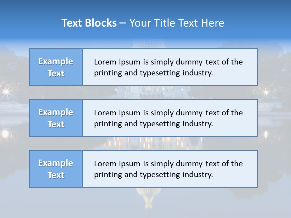 Vote Architecture Travel PowerPoint Template