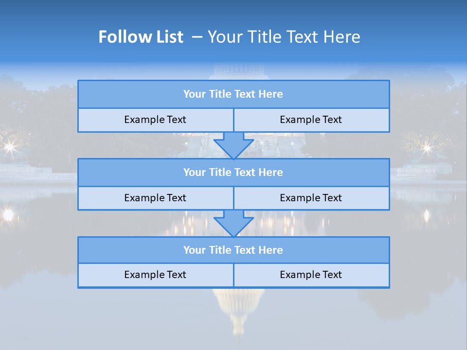 Vote Architecture Travel PowerPoint Template