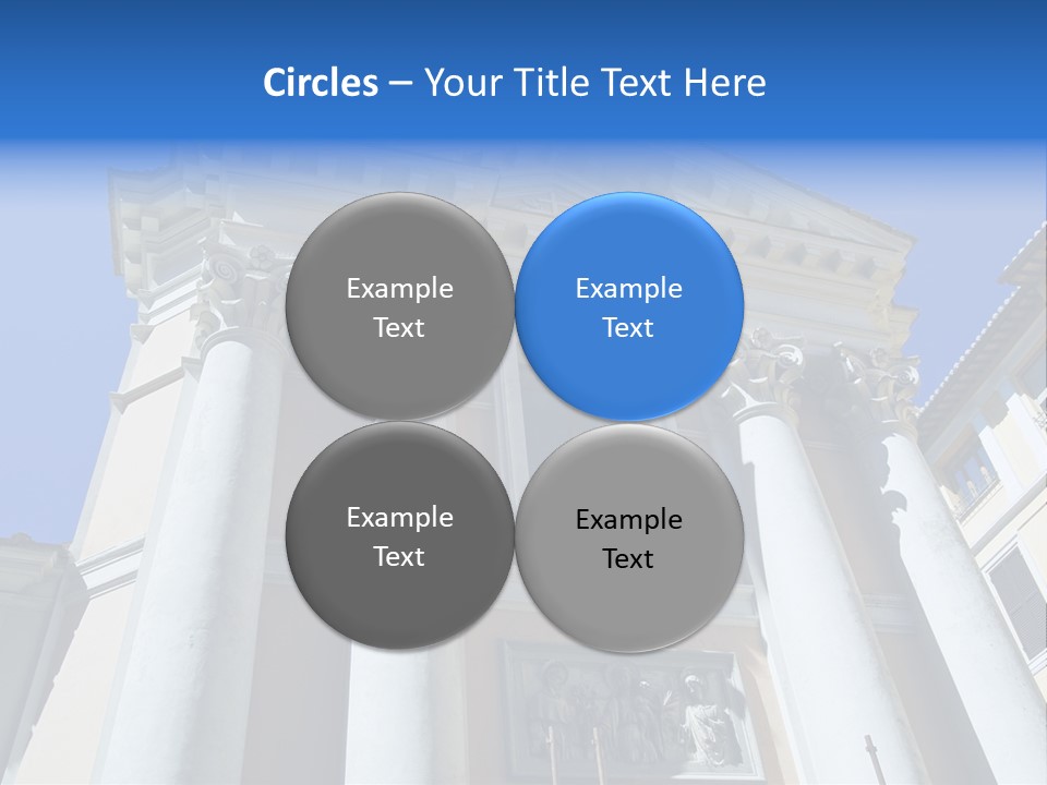 Cult Structure Roof PowerPoint Template