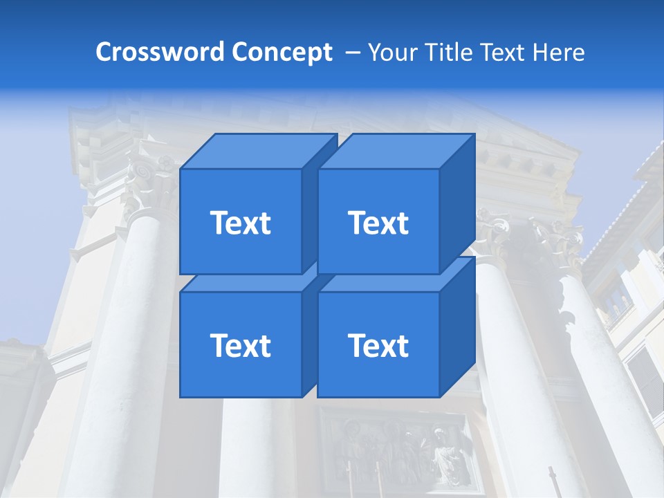 Cult Structure Roof PowerPoint Template
