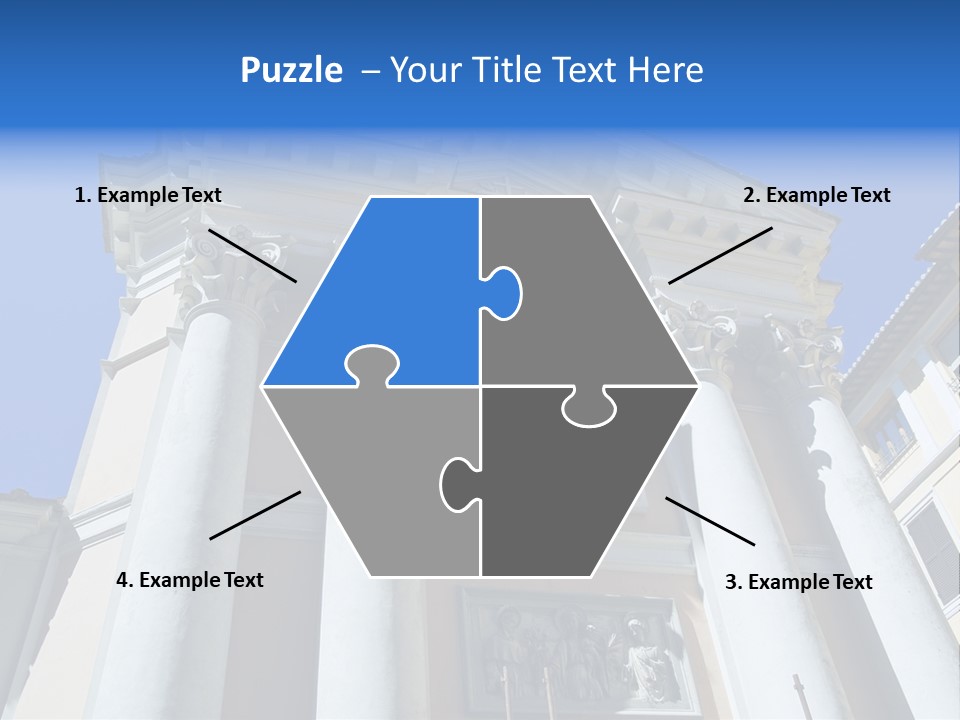 Cult Structure Roof PowerPoint Template