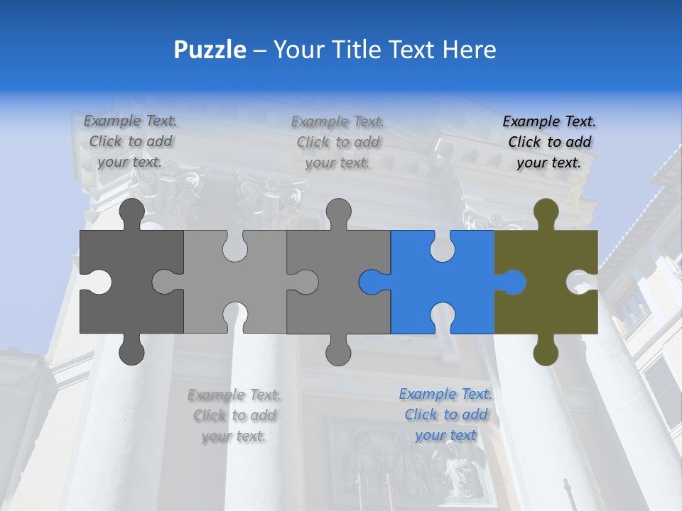 Cult Structure Roof PowerPoint Template