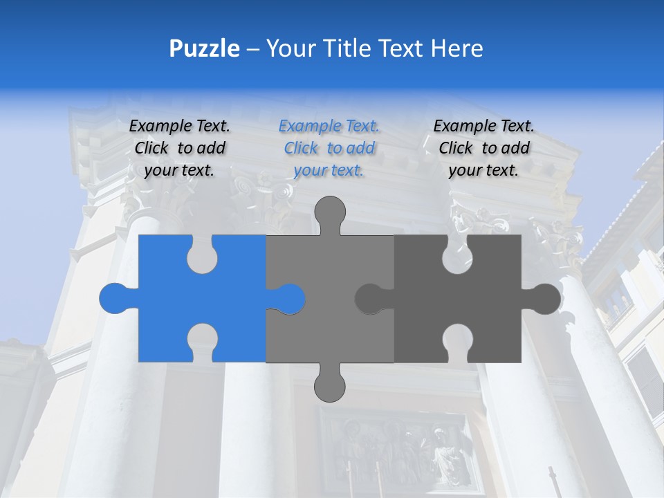 Cult Structure Roof PowerPoint Template
