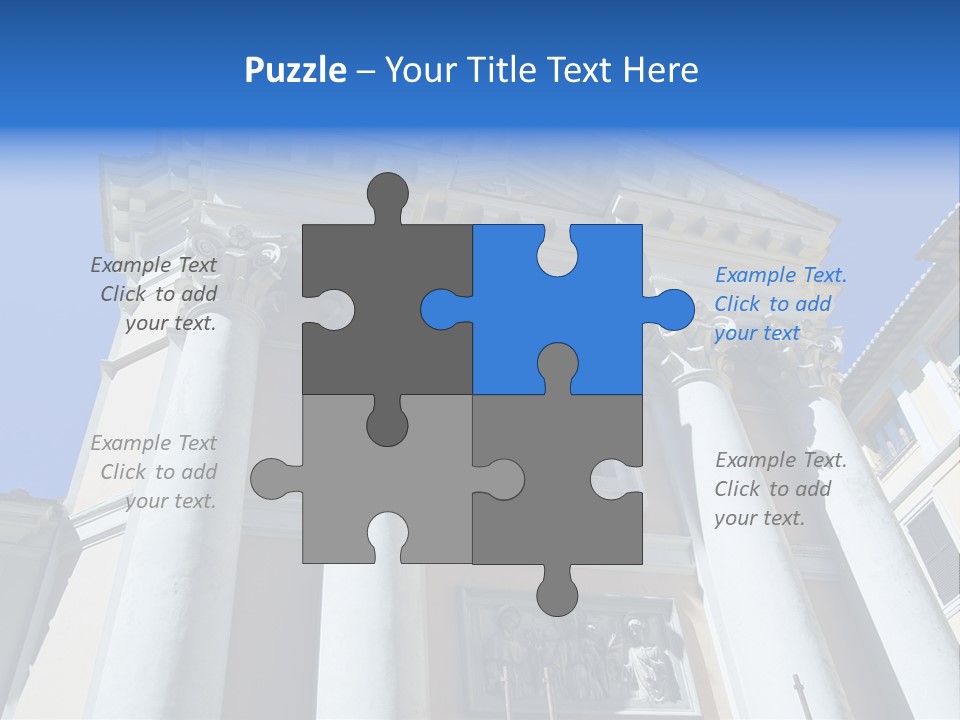 Cult Structure Roof PowerPoint Template