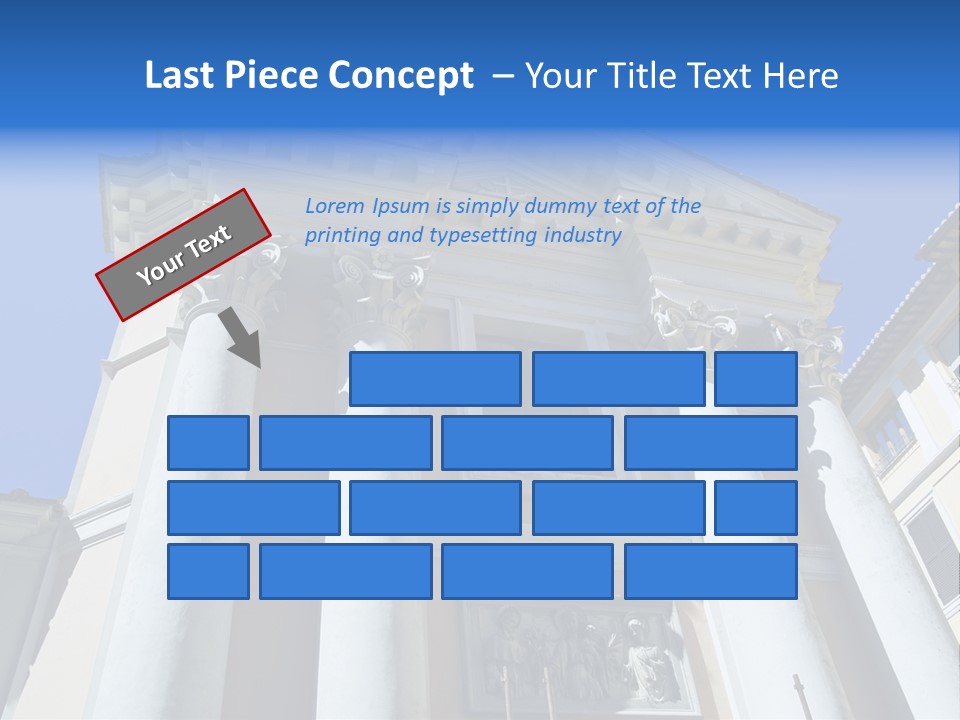 Cult Structure Roof PowerPoint Template