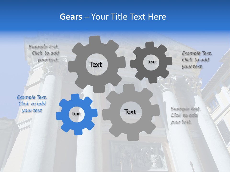 Cult Structure Roof PowerPoint Template