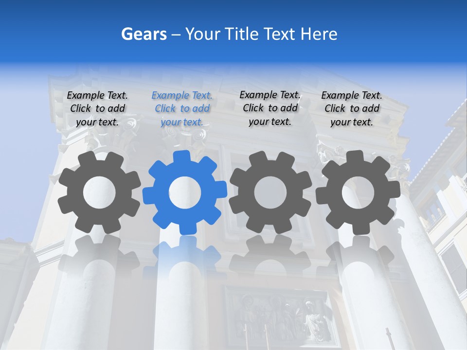 Cult Structure Roof PowerPoint Template