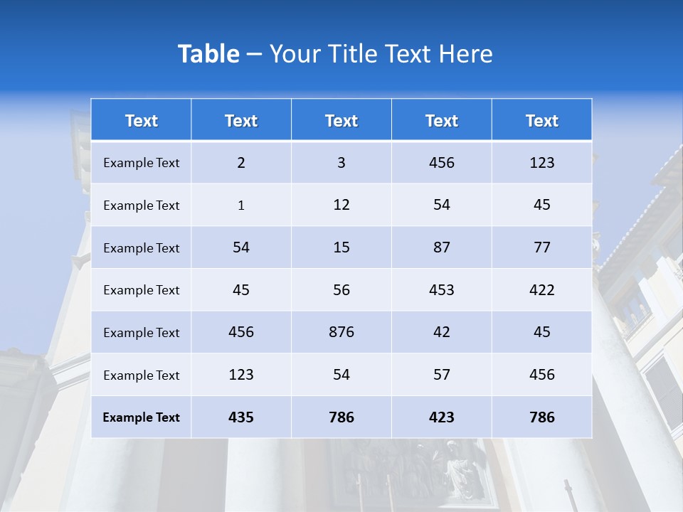Cult Structure Roof PowerPoint Template