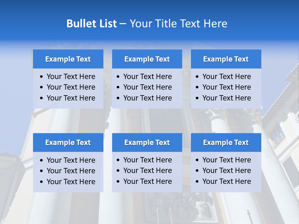 Cult Structure Roof PowerPoint Template