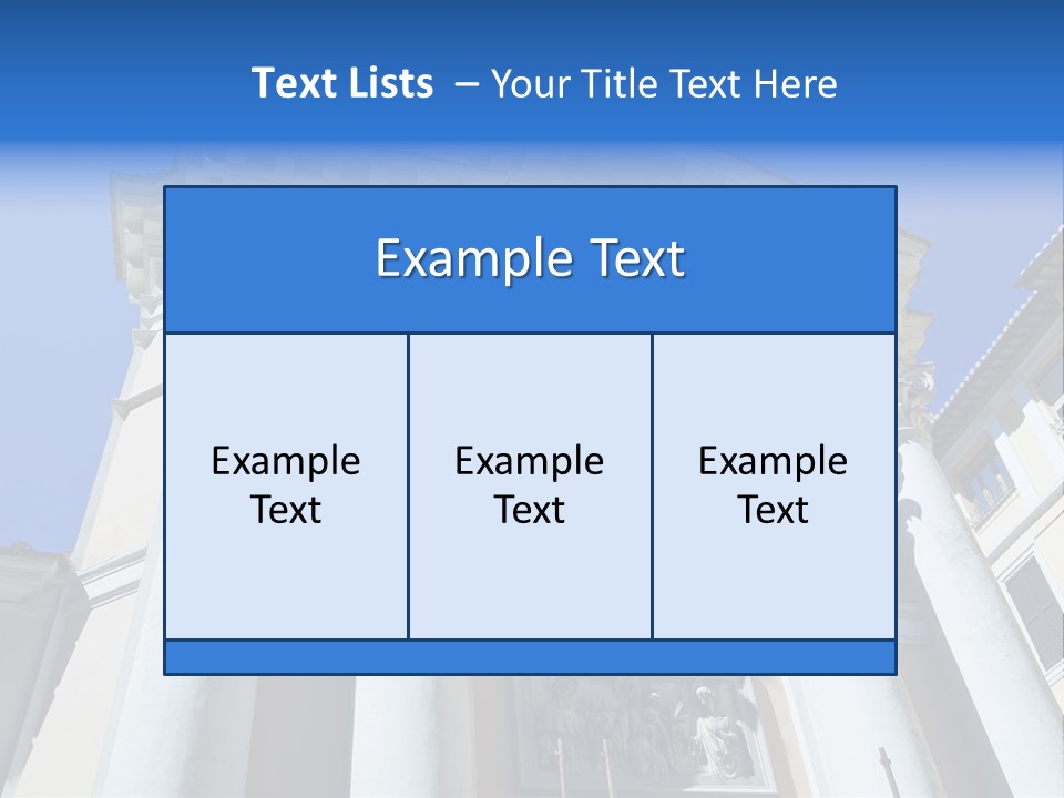 Cult Structure Roof PowerPoint Template