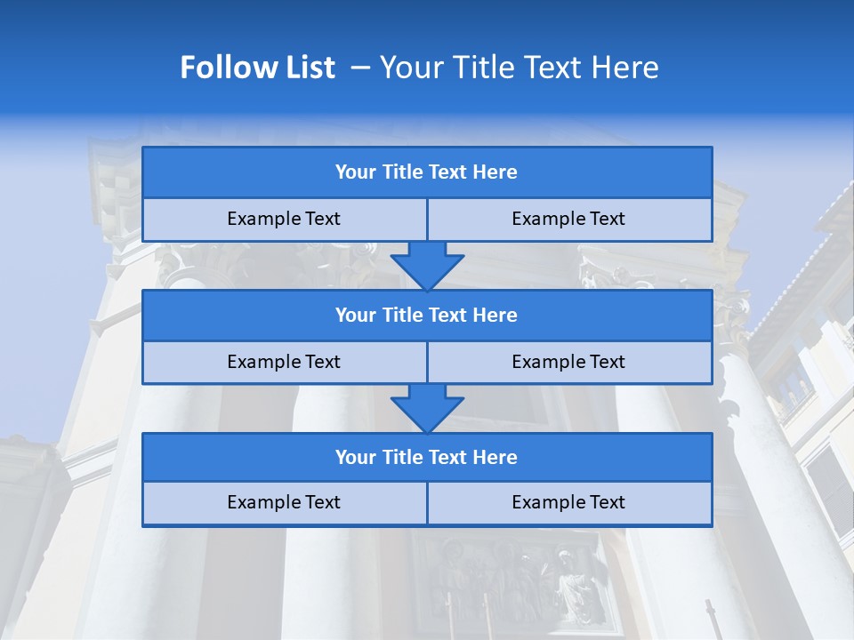 Cult Structure Roof PowerPoint Template