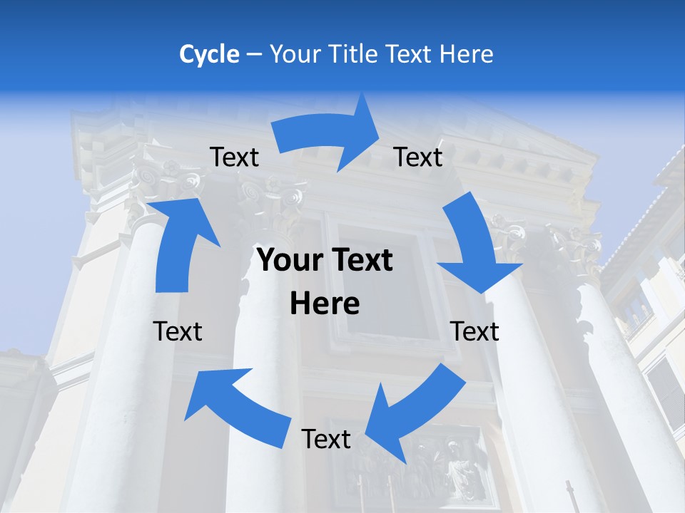 Cult Structure Roof PowerPoint Template