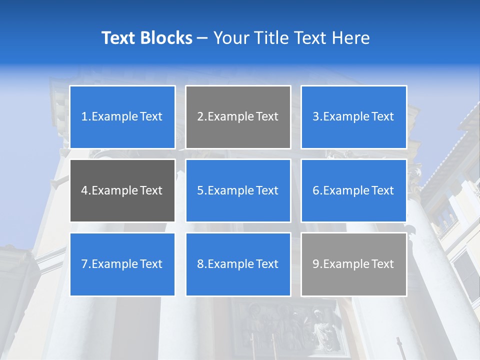 Cult Structure Roof PowerPoint Template