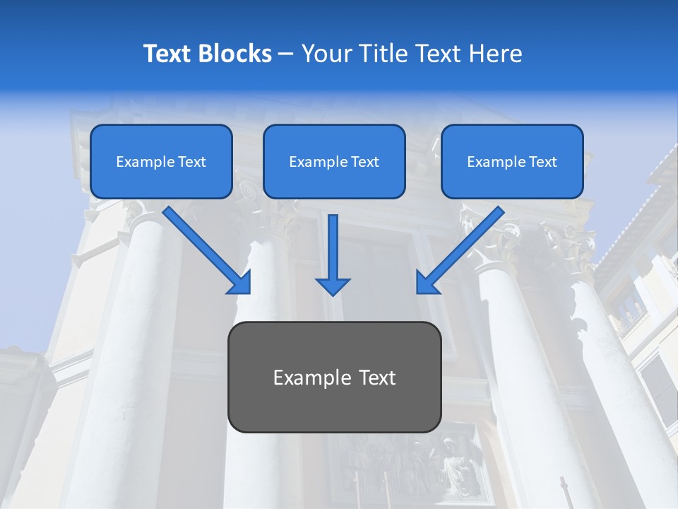 Cult Structure Roof PowerPoint Template