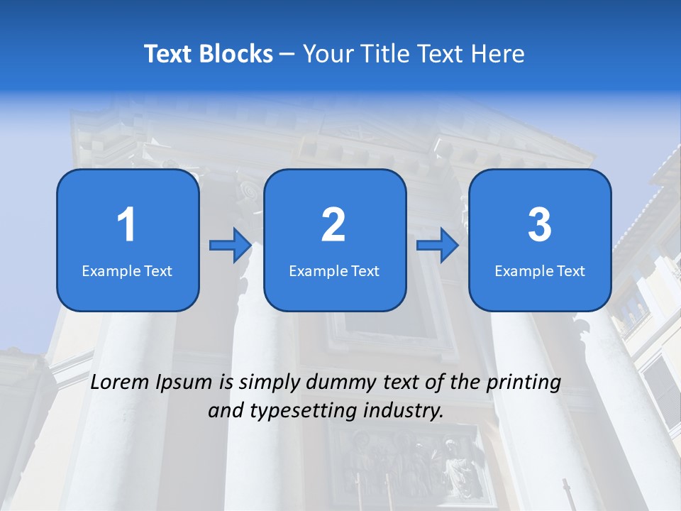 Cult Structure Roof PowerPoint Template