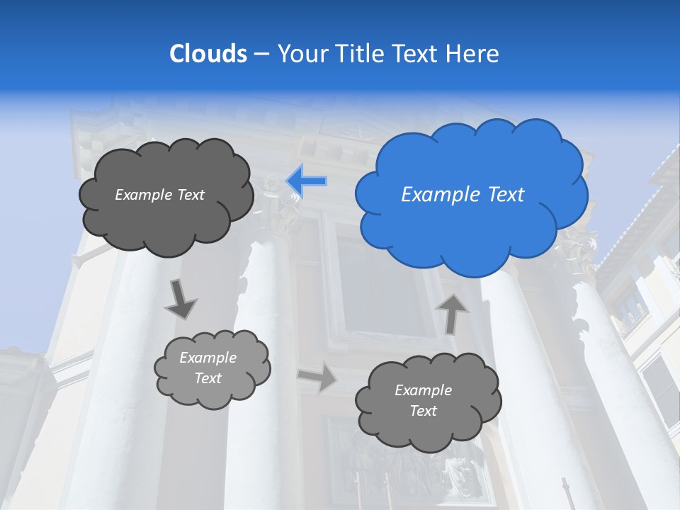 Cult Structure Roof PowerPoint Template
