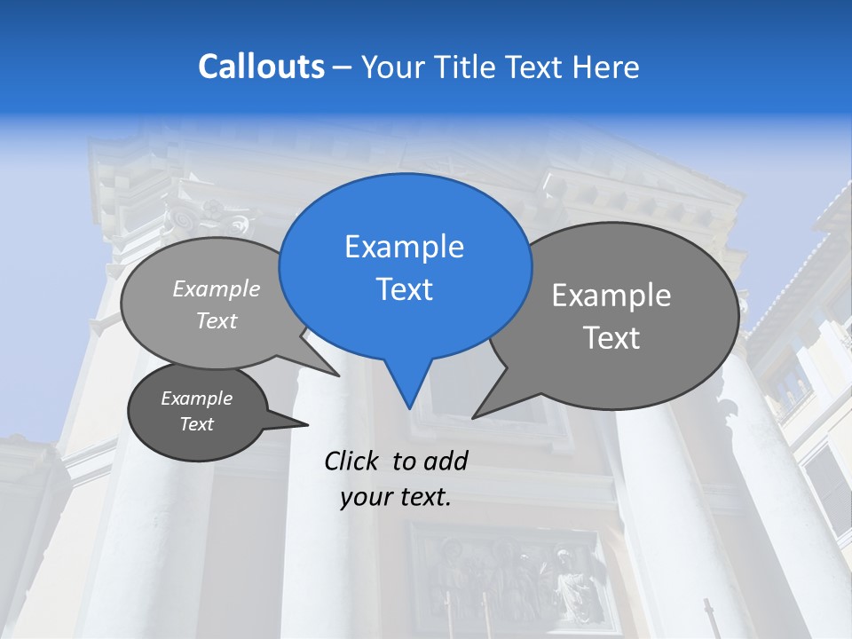 Cult Structure Roof PowerPoint Template