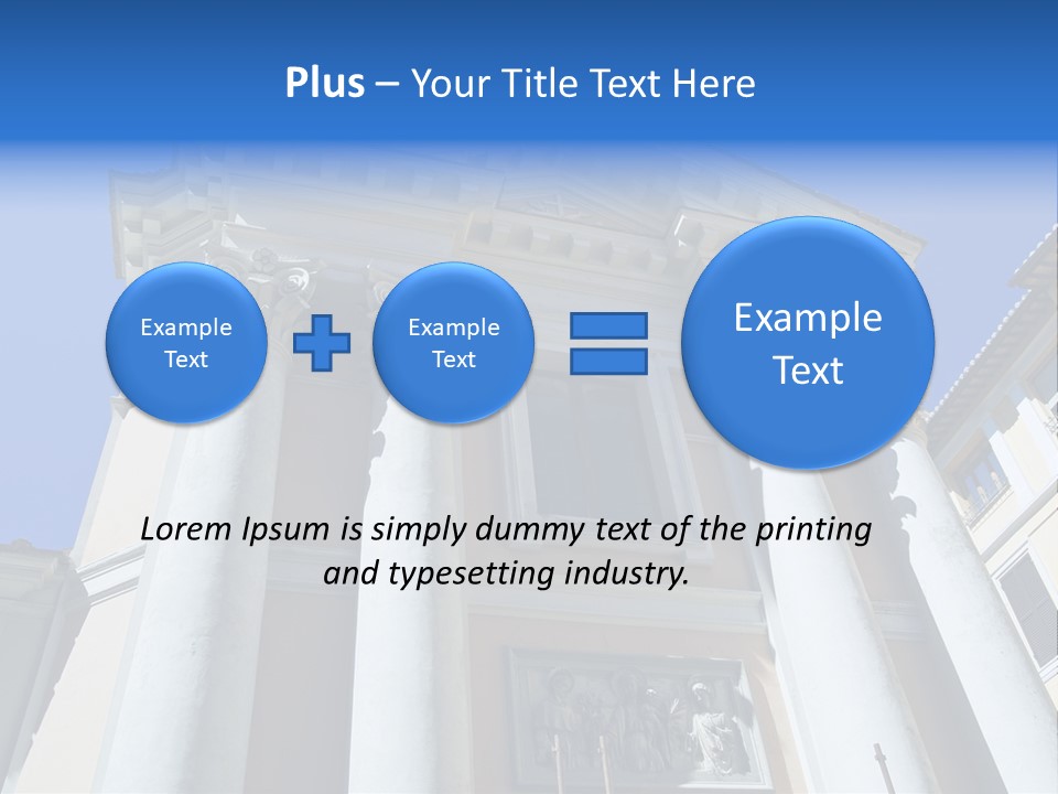 Cult Structure Roof PowerPoint Template