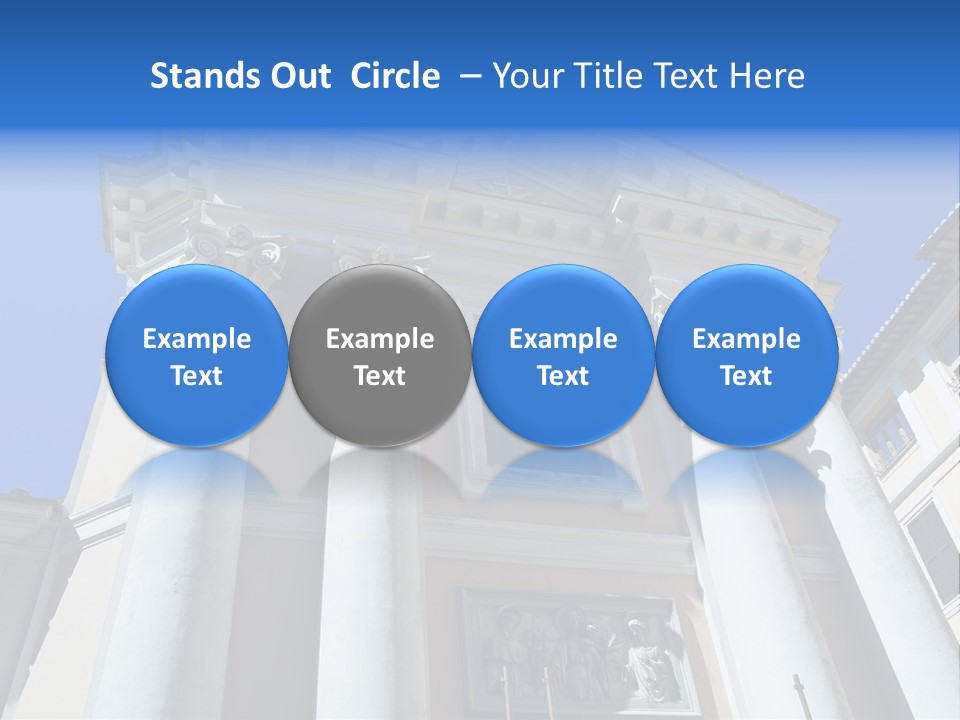 Cult Structure Roof PowerPoint Template