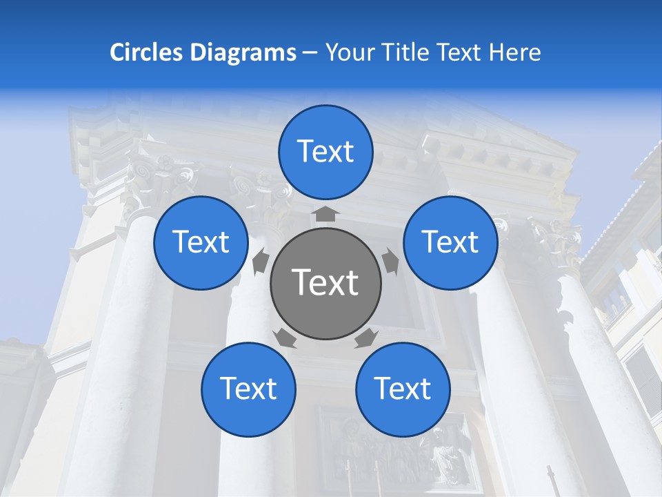 Cult Structure Roof PowerPoint Template
