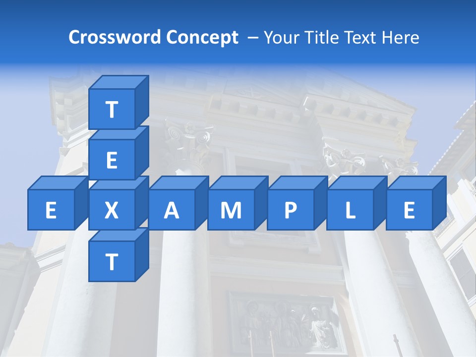 Cult Structure Roof PowerPoint Template