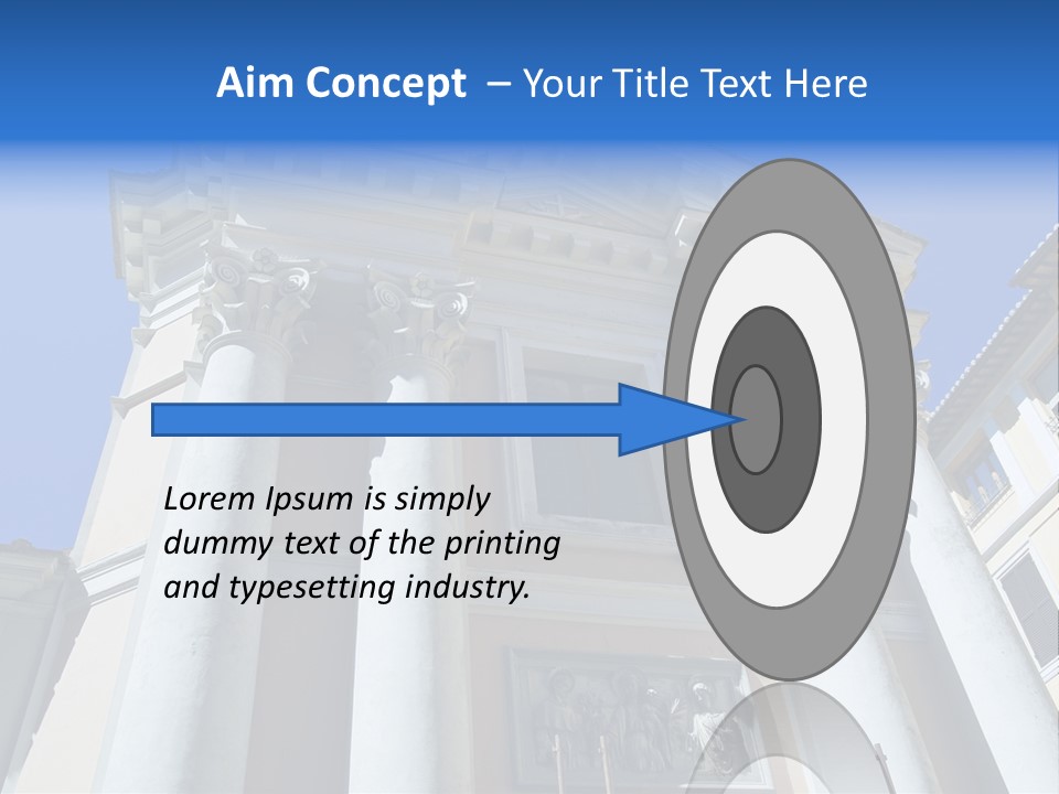 Cult Structure Roof PowerPoint Template
