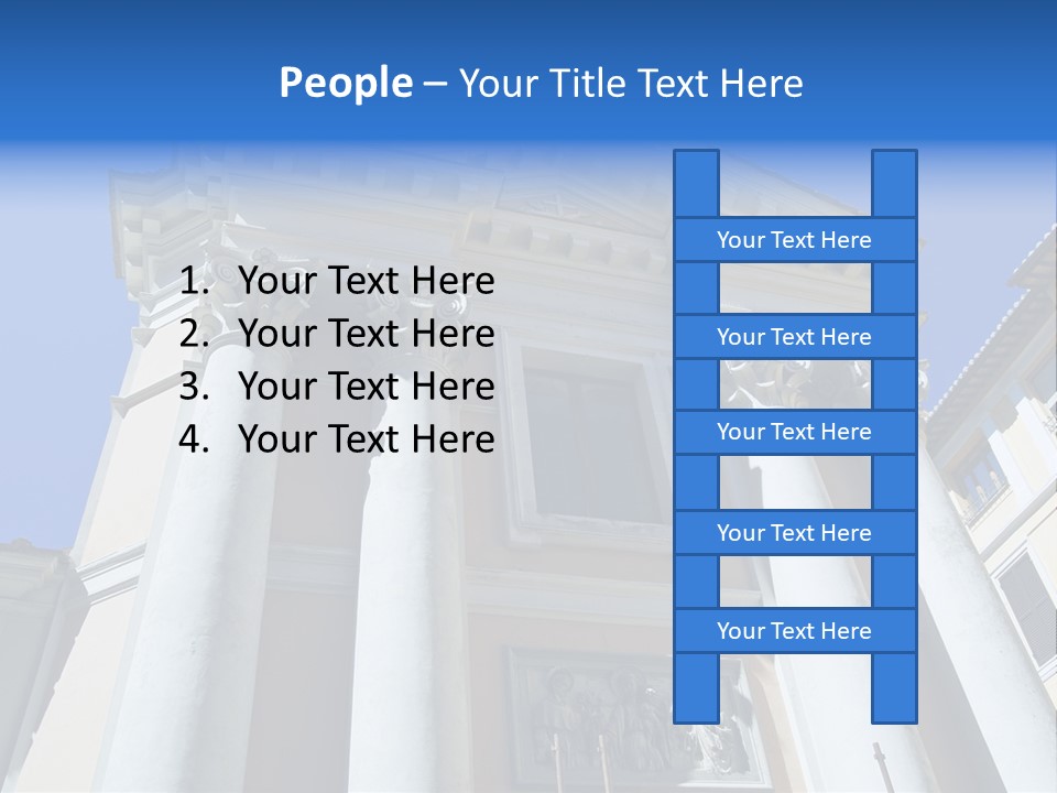 Cult Structure Roof PowerPoint Template