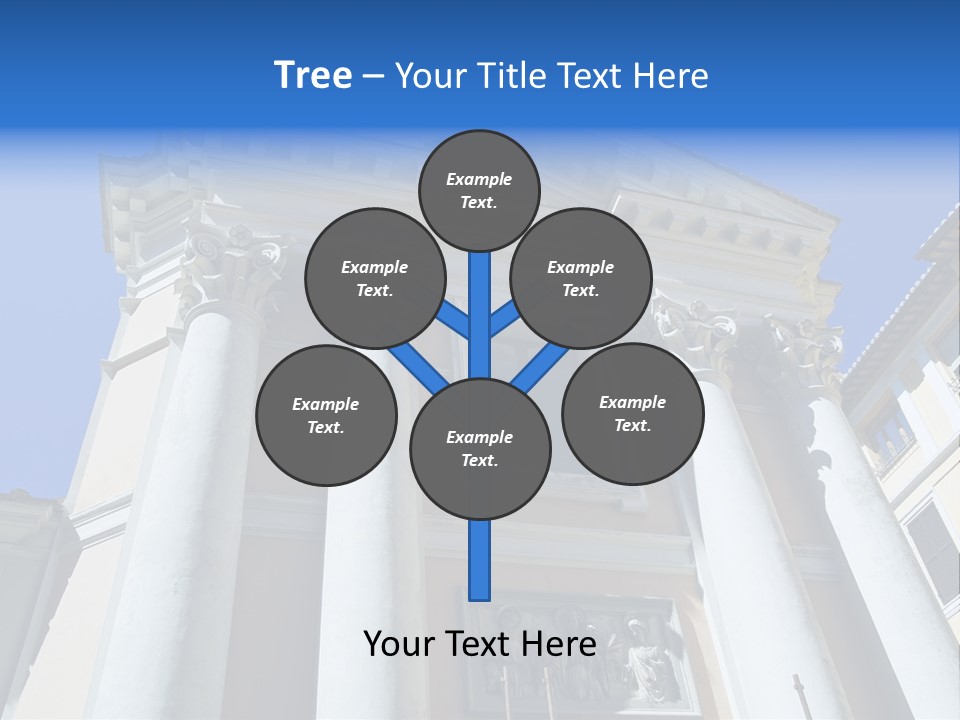 Cult Structure Roof PowerPoint Template