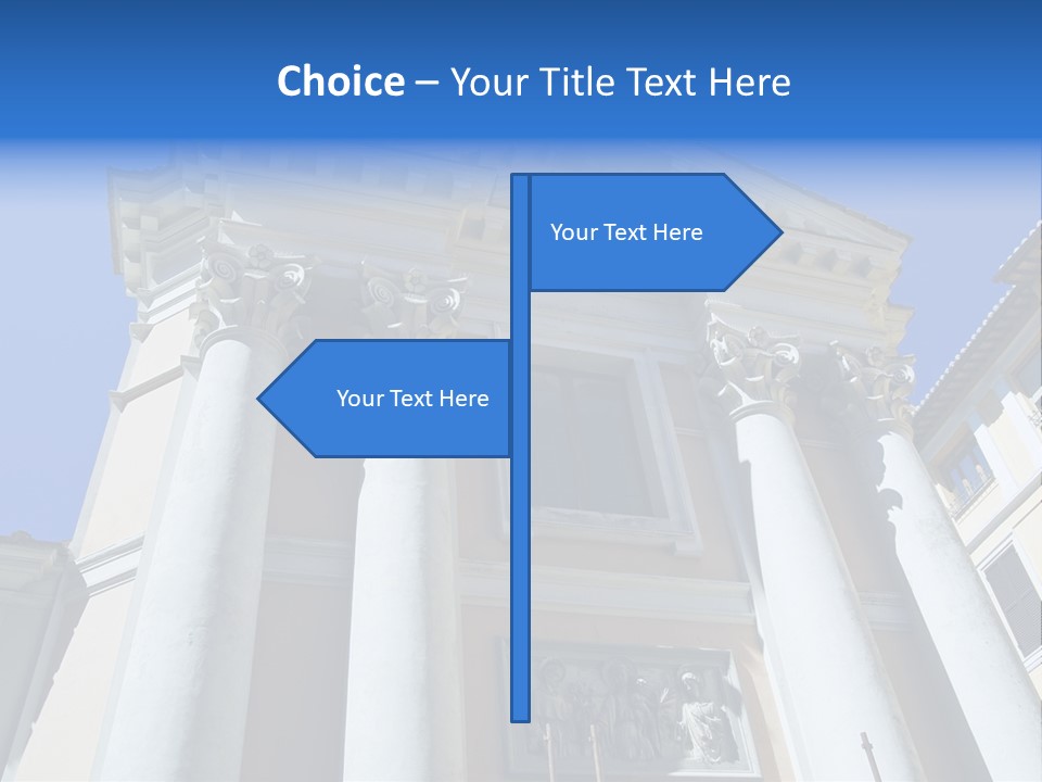 Cult Structure Roof PowerPoint Template