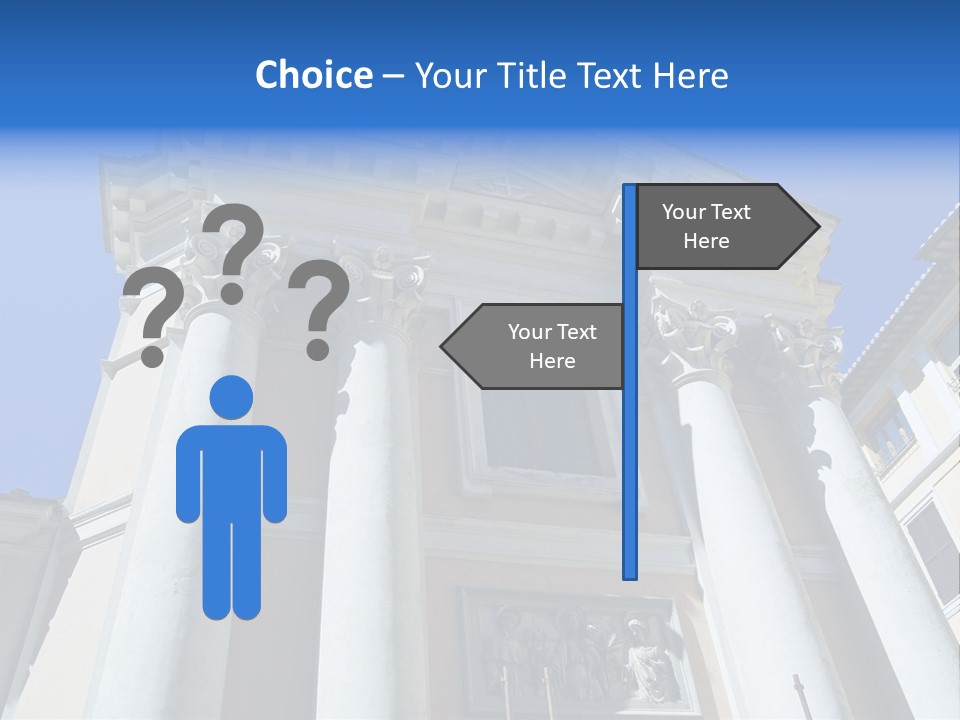 Cult Structure Roof PowerPoint Template
