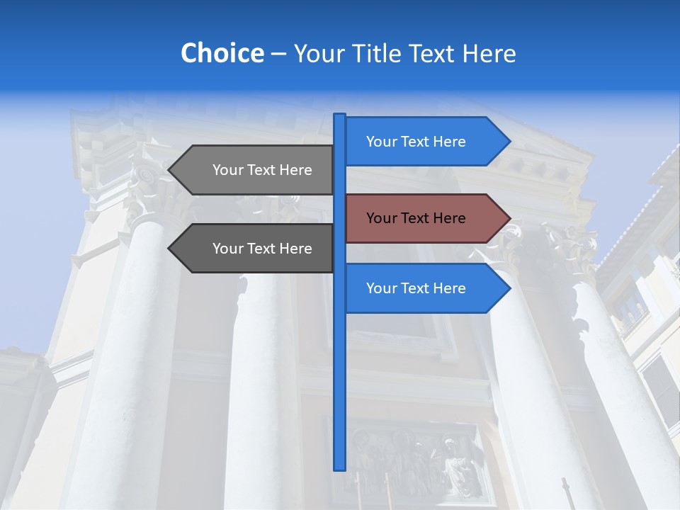 Cult Structure Roof PowerPoint Template