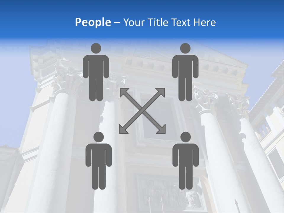 Cult Structure Roof PowerPoint Template