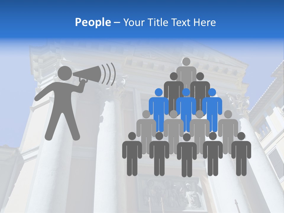 Cult Structure Roof PowerPoint Template