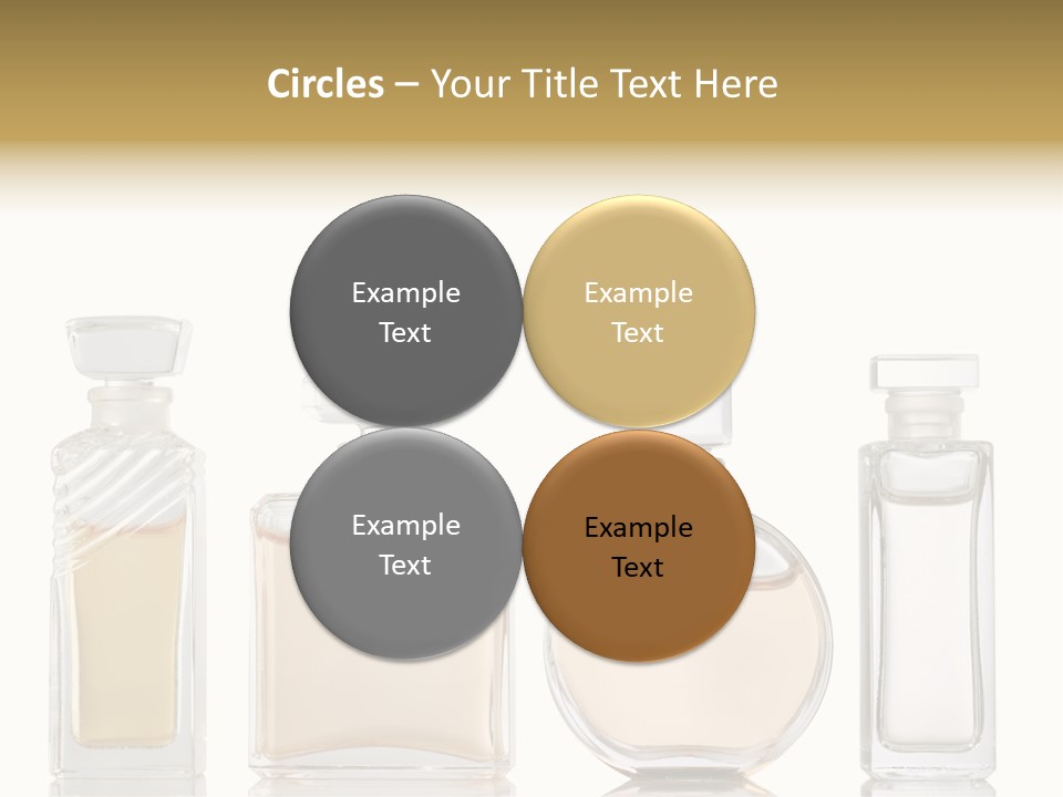 Scented Femininity Studio Shot PowerPoint Template