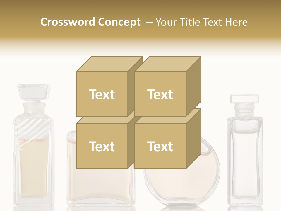 Scented Femininity Studio Shot PowerPoint Template