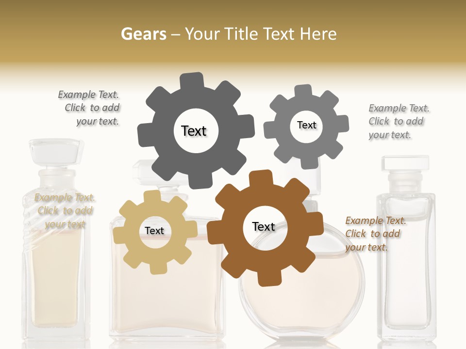 Scented Femininity Studio Shot PowerPoint Template