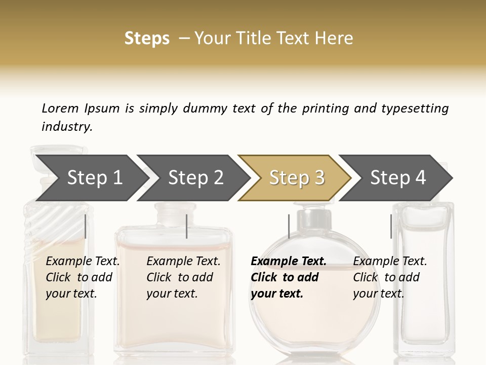 Scented Femininity Studio Shot PowerPoint Template