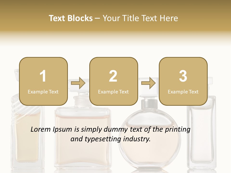 Scented Femininity Studio Shot PowerPoint Template