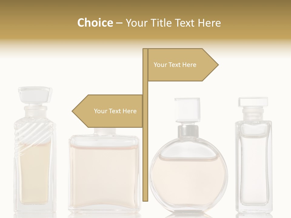 Scented Femininity Studio Shot PowerPoint Template