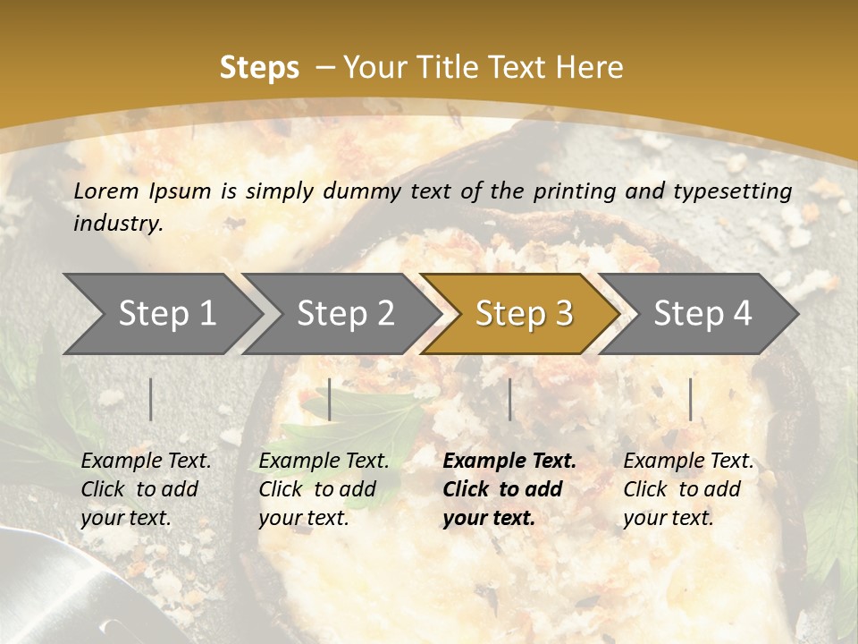 Parsley Portobello Muenster PowerPoint Template