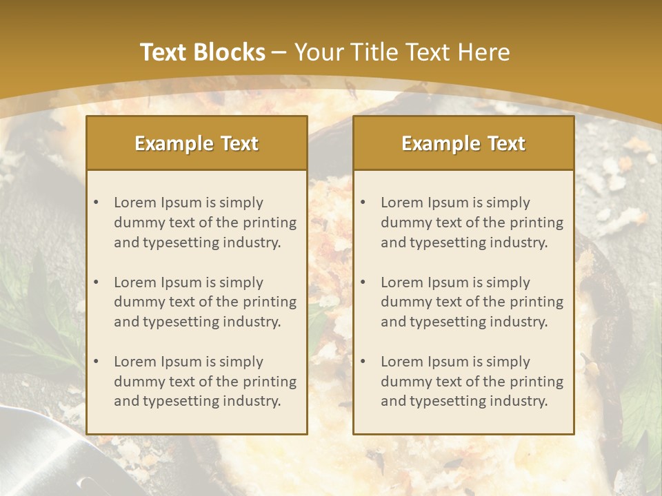 Parsley Portobello Muenster PowerPoint Template