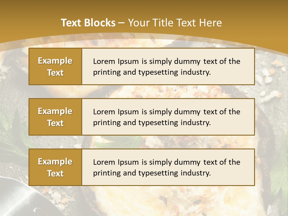 Parsley Portobello Muenster PowerPoint Template