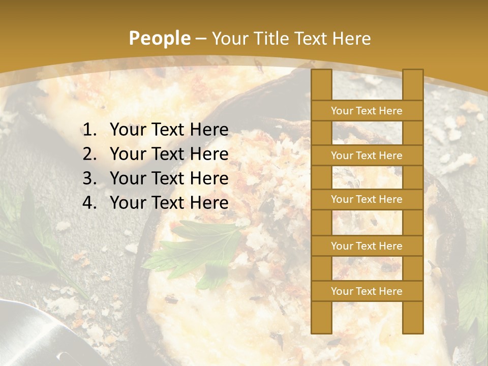 Parsley Portobello Muenster PowerPoint Template