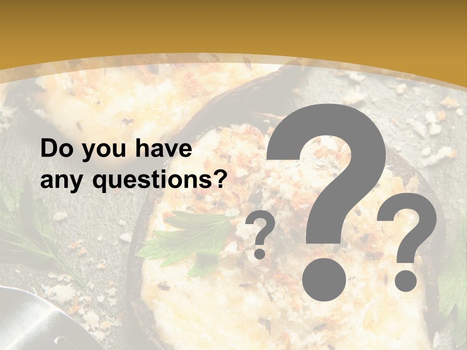 Parsley Portobello Muenster PowerPoint Template