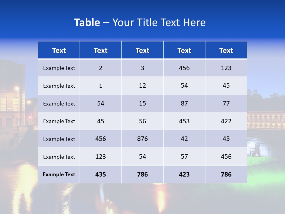 Habitat Major Outdoors PowerPoint Template