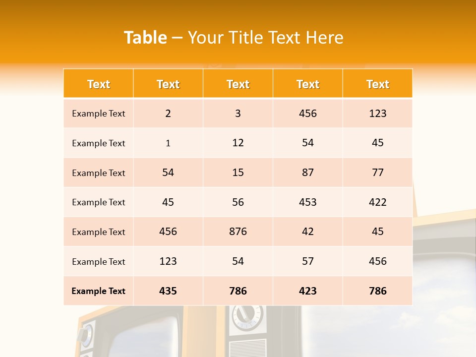 Isolated Media Heaven PowerPoint Template